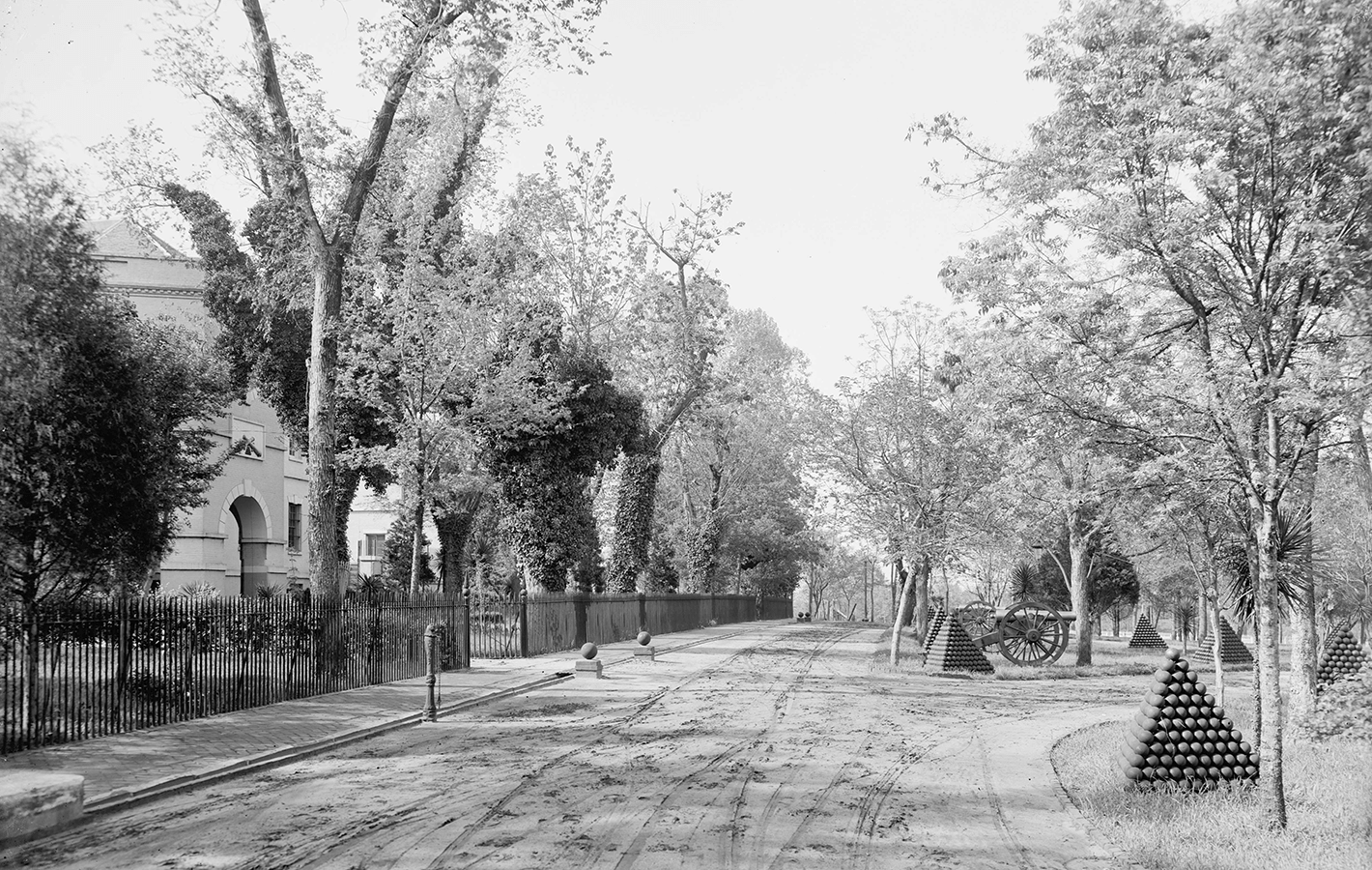 View of Augusta Arsenal near Payne Hall