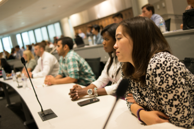 Students in lecture hall