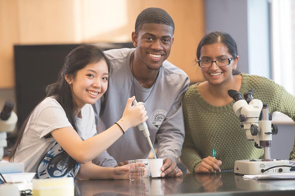 Students in a lab