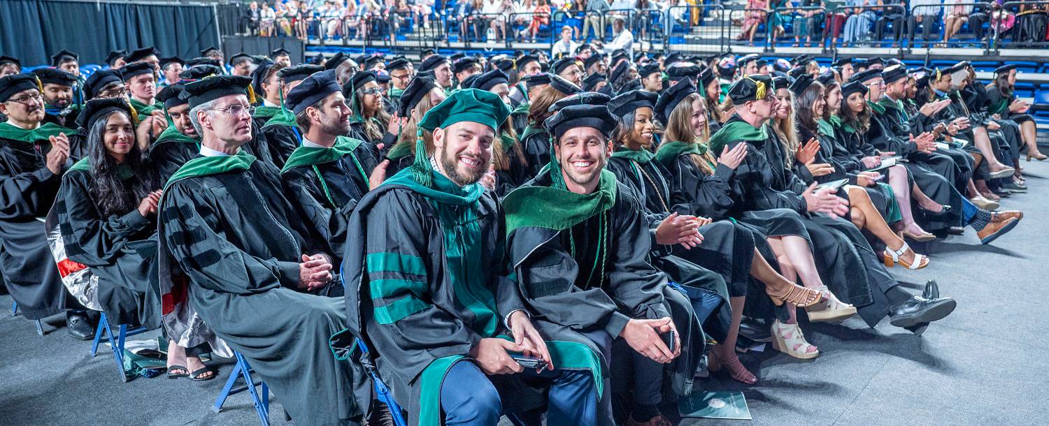 mcg graduates at hooding