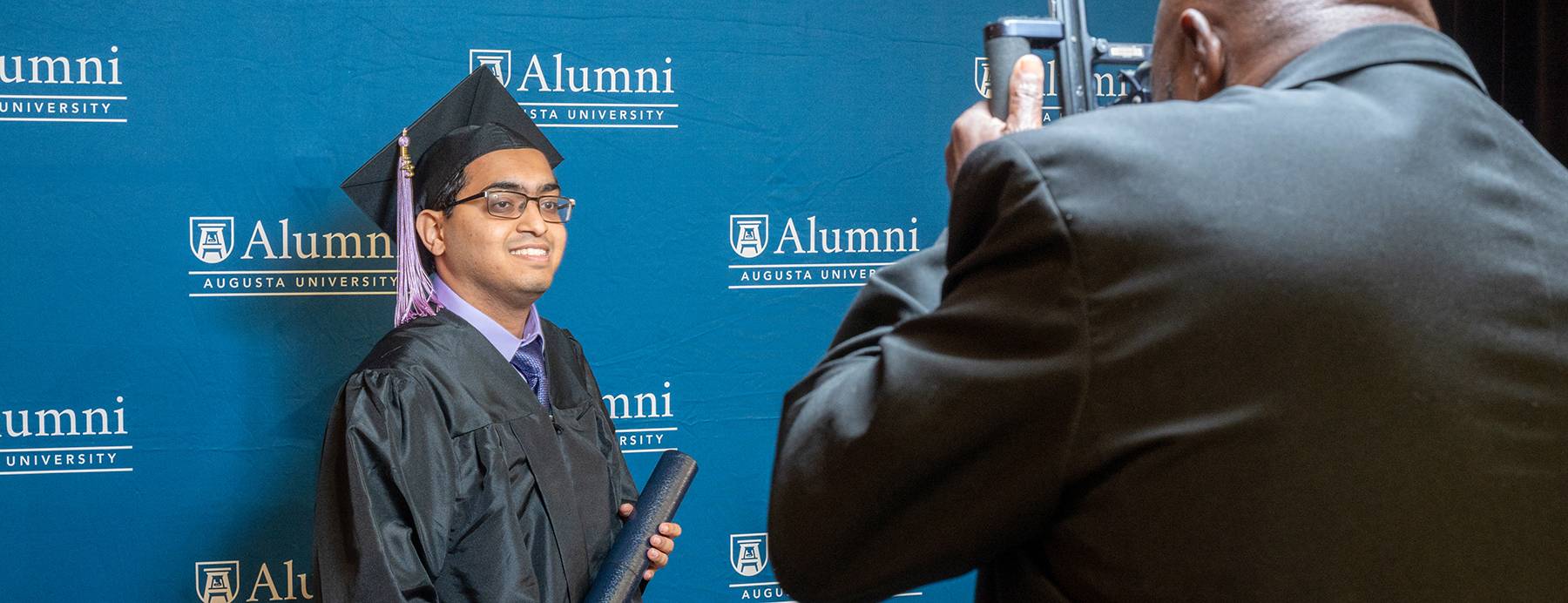male graduate portrait