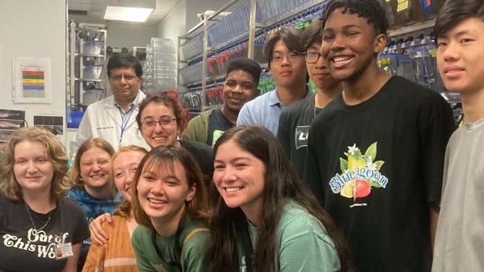 2023 SRE participants visiting Augusta University’s Transgenic Zebrafish Core Laboratory.