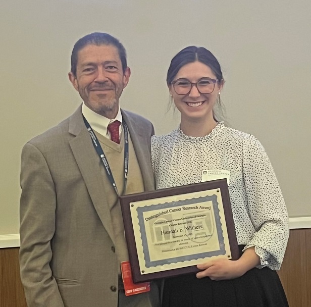 Hannah E. Withers at GCC/UGA Cancer Research Retreat