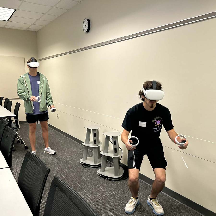 students wtih vr