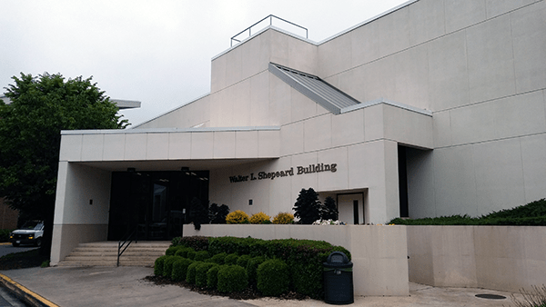 Exterior view of the Walter L. Shepeard Building
