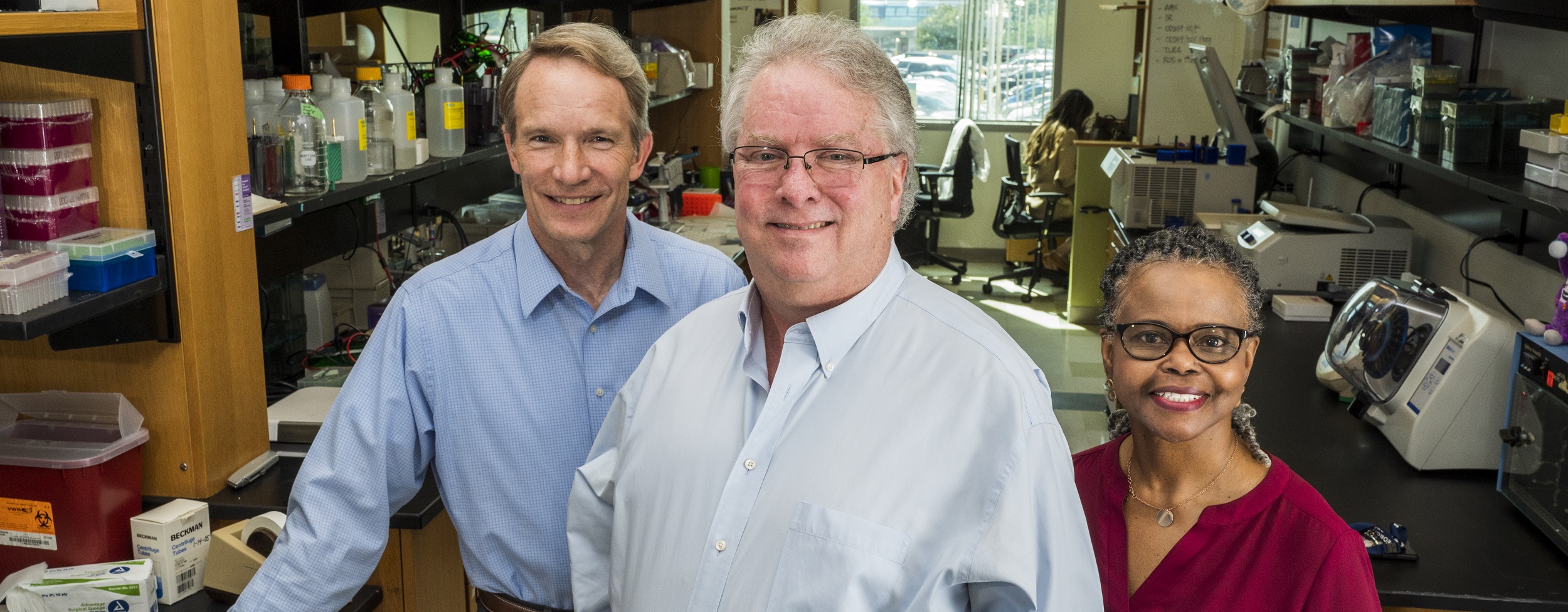 Drs. Mcindoe, Mattson, Pace pose for picture