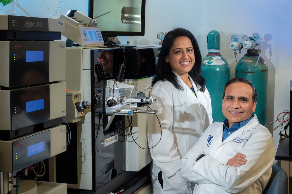 Dr. Shruti Sharma, left and Dr. Ashok Sharma