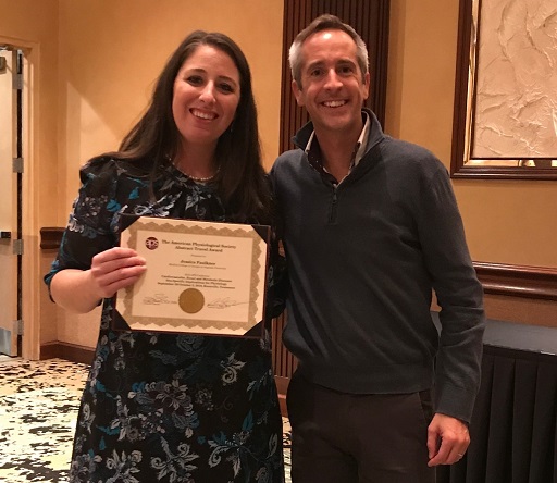 picture of 2018 American Physiological Society: Cardiovascular, Renal and Metabolic Diseases:  Sex-specific Implications for Physiology Conference Award awarded to Jessica FAULKNER