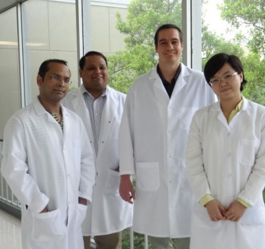 Dr. Csanyi lab photo- with smiles