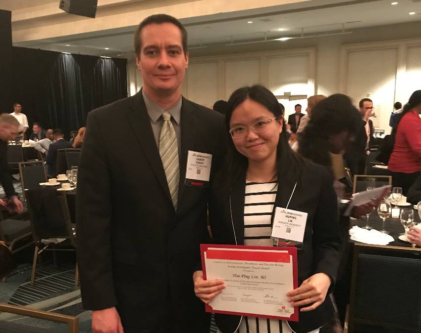 Drs. Lin and Csanyi ATVB Award