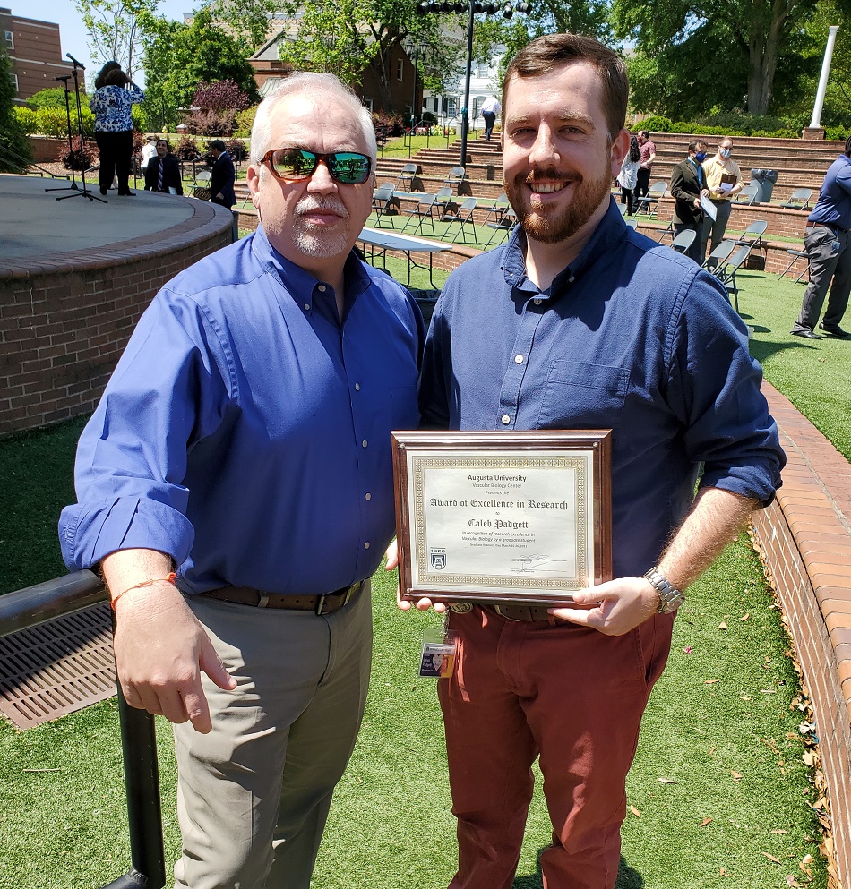 Drs. Stepp and Padgett 2021 awards