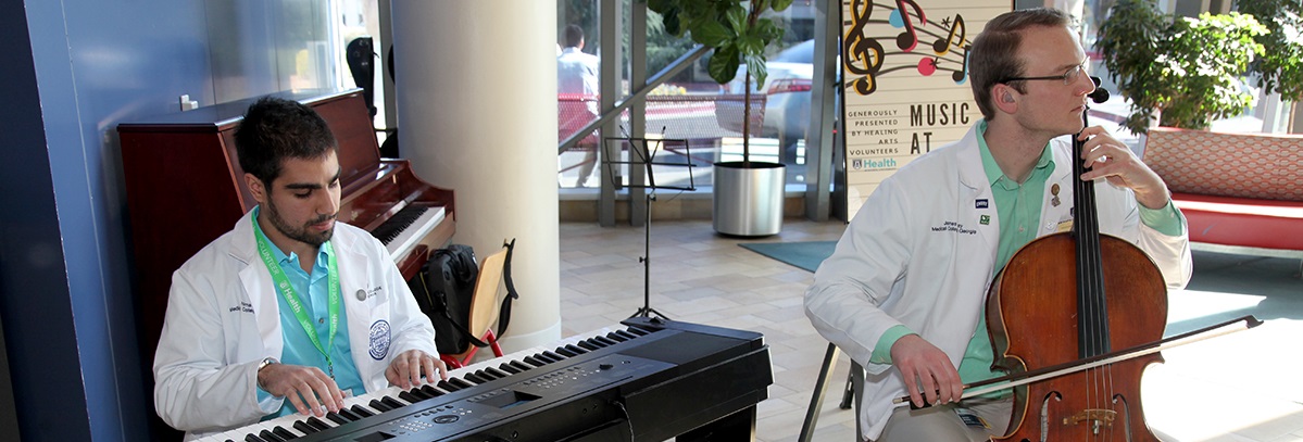 MCG students playing music in CHOG