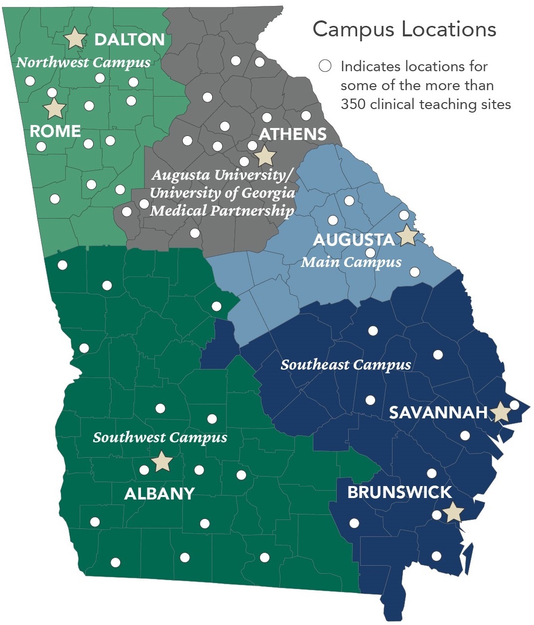 GA MAP with 350 MCG Clinical Site Networks