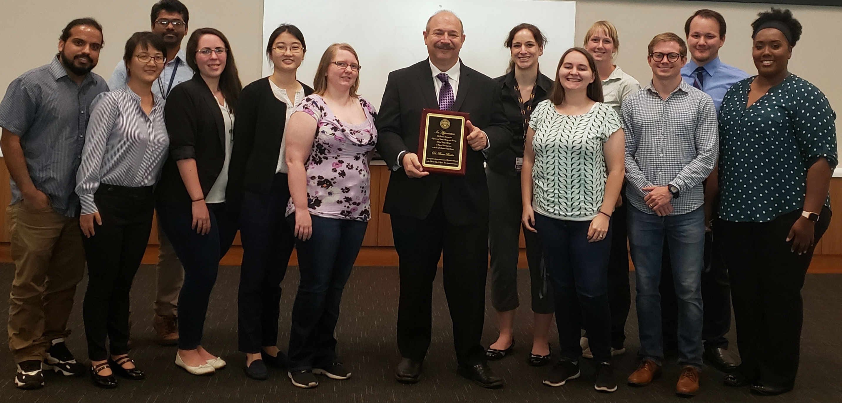Dr. Bruce Beutler and CBA Graduate Students