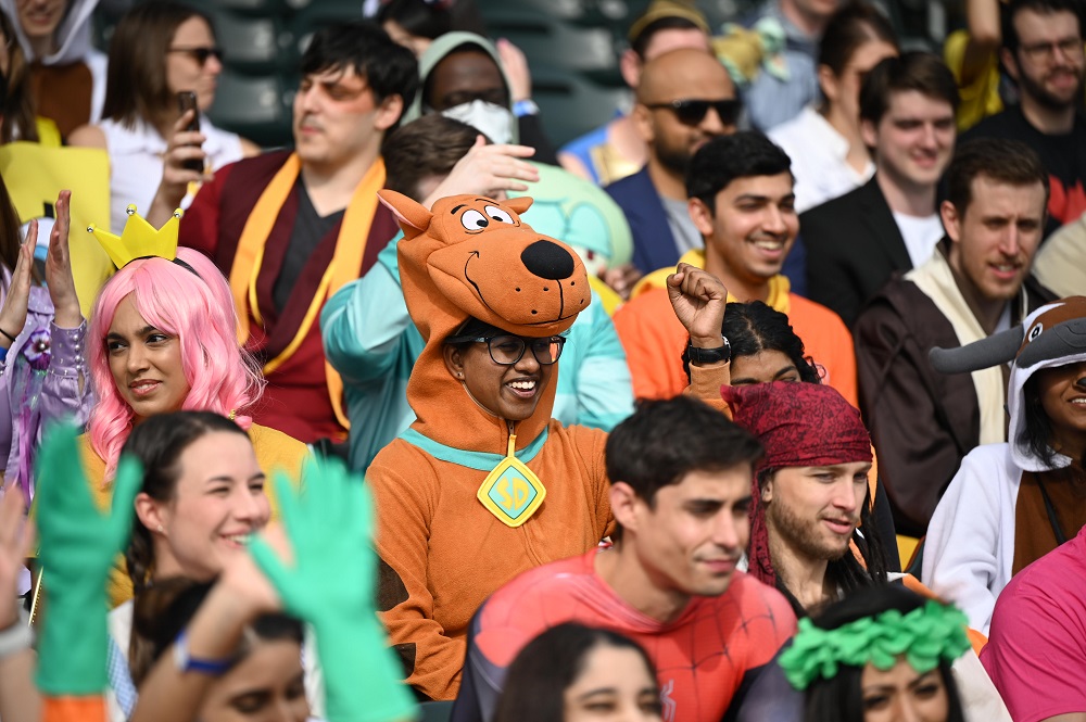 Group of young adults at Match Day 2022