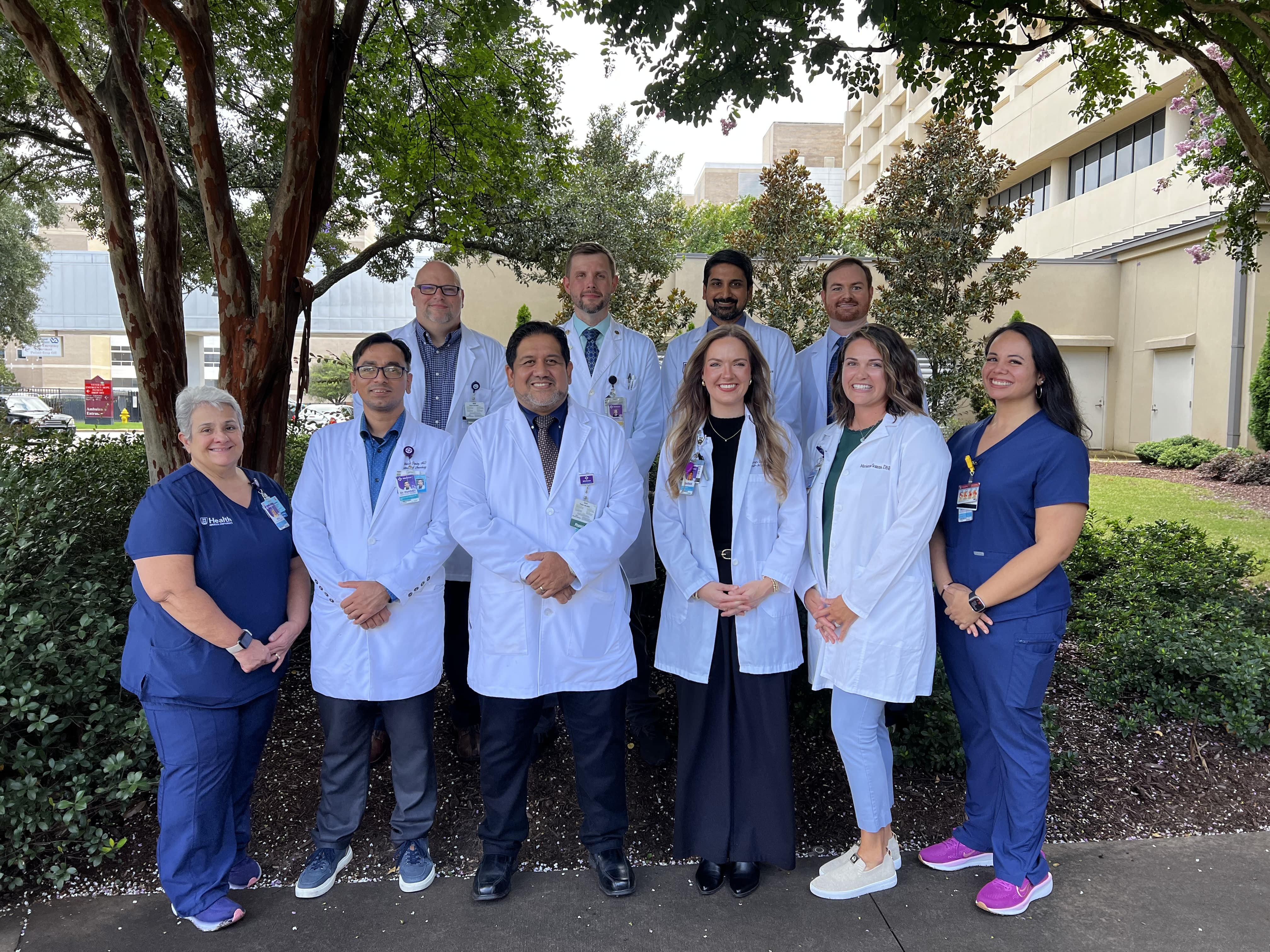 Professor teaching in Neurology Residency classroom