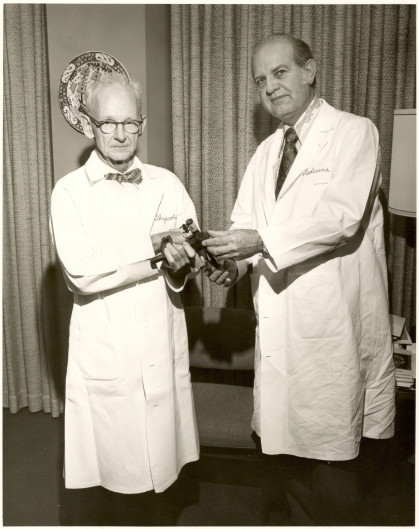 Historical Photo of Drs. Dow and Curtis
