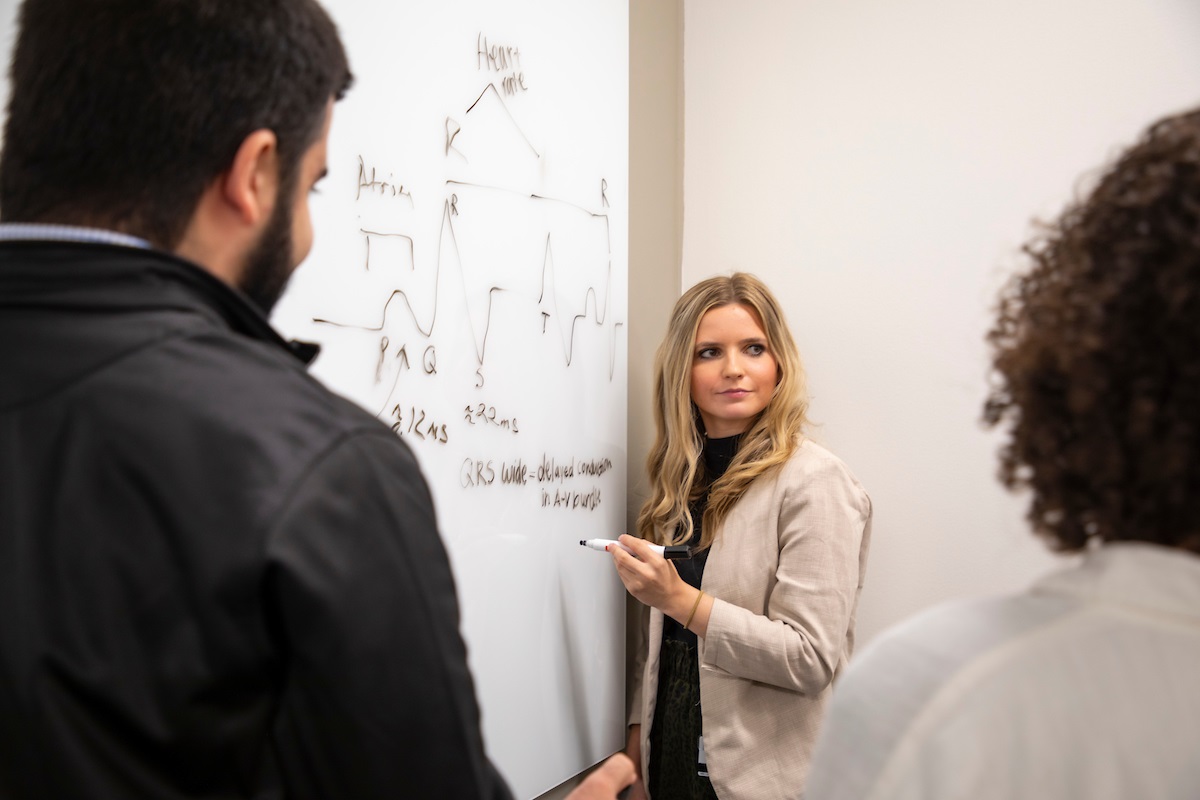 Master of Science- students in class room