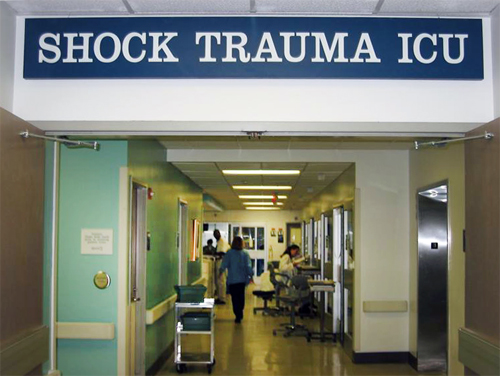 Shock Trauma sign