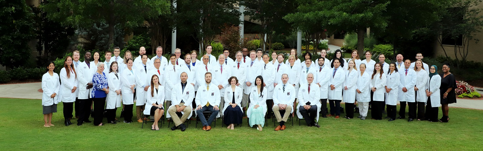 General Surgery Residents posing outside for picture