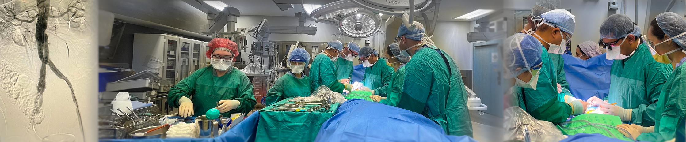 Vascular faculty mid surgery picture