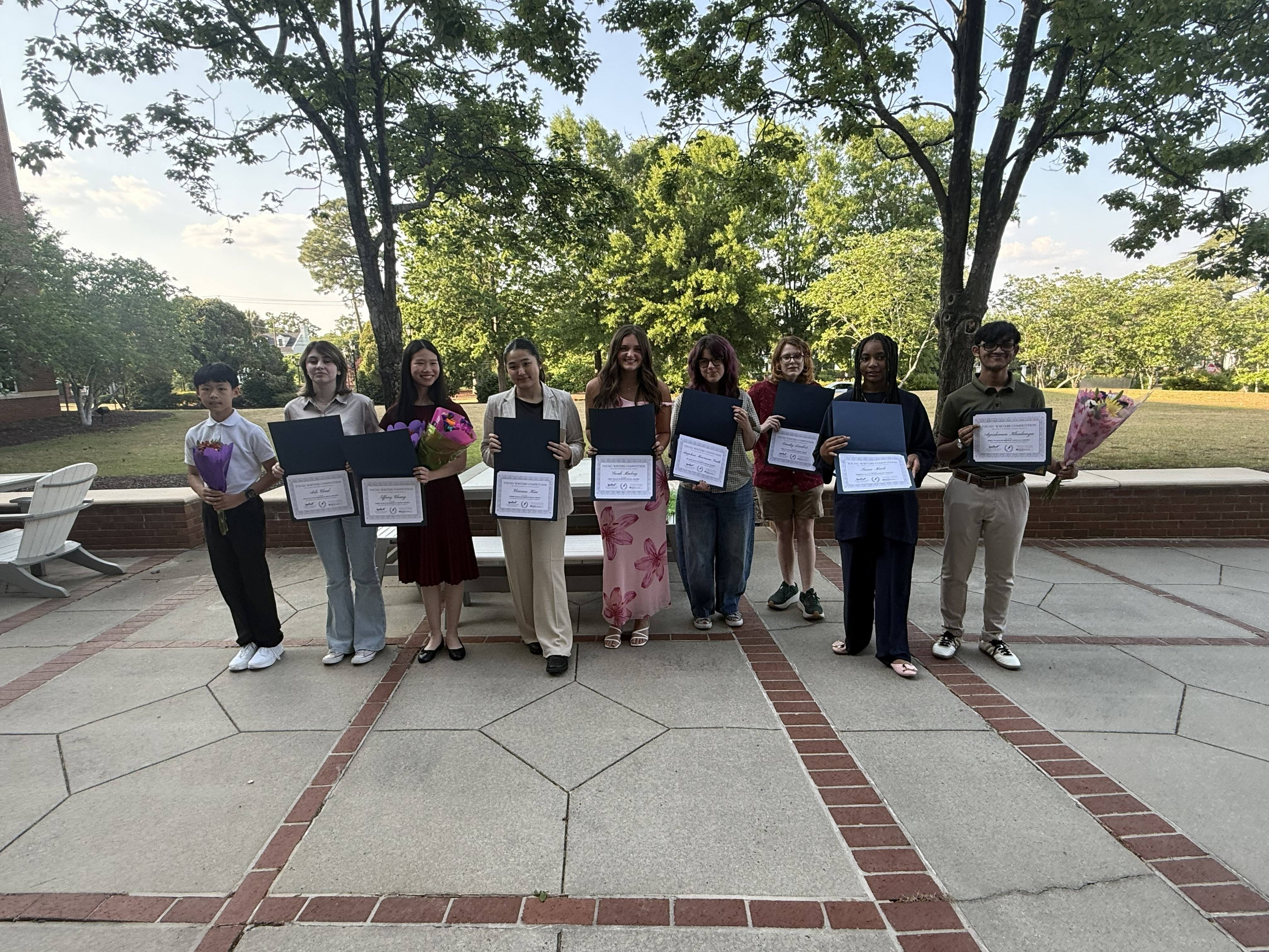 Winners of the 2026 Young Writers Contest