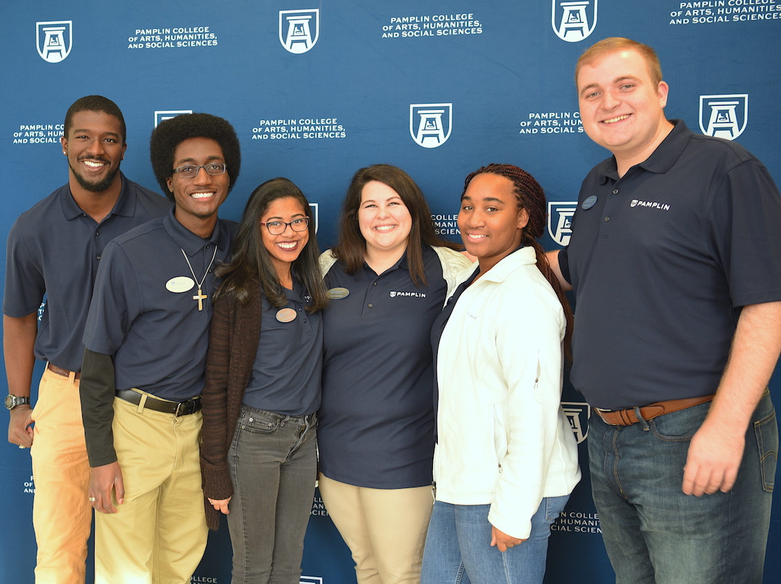 Student Ambassador group at an event