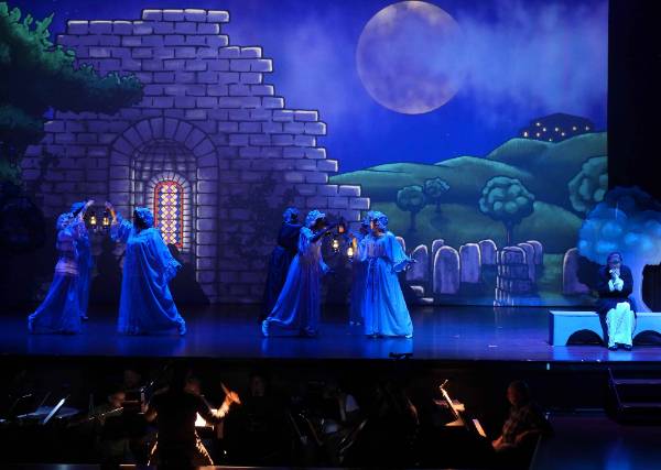 Performance on stage Pirates of Penzance