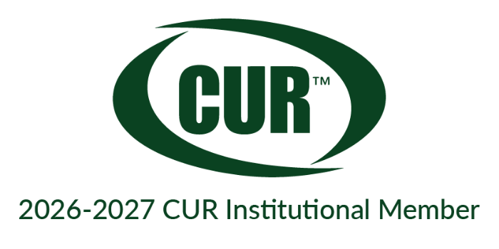 Green letters, C, U, R, enclosed in a green circle
