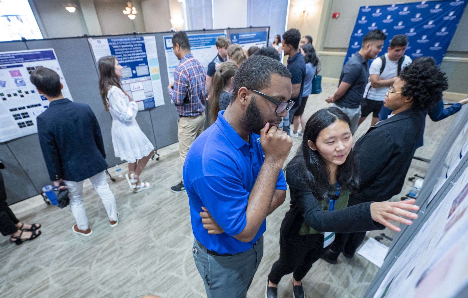 Students presenting at the 24th Annual URFA Conference