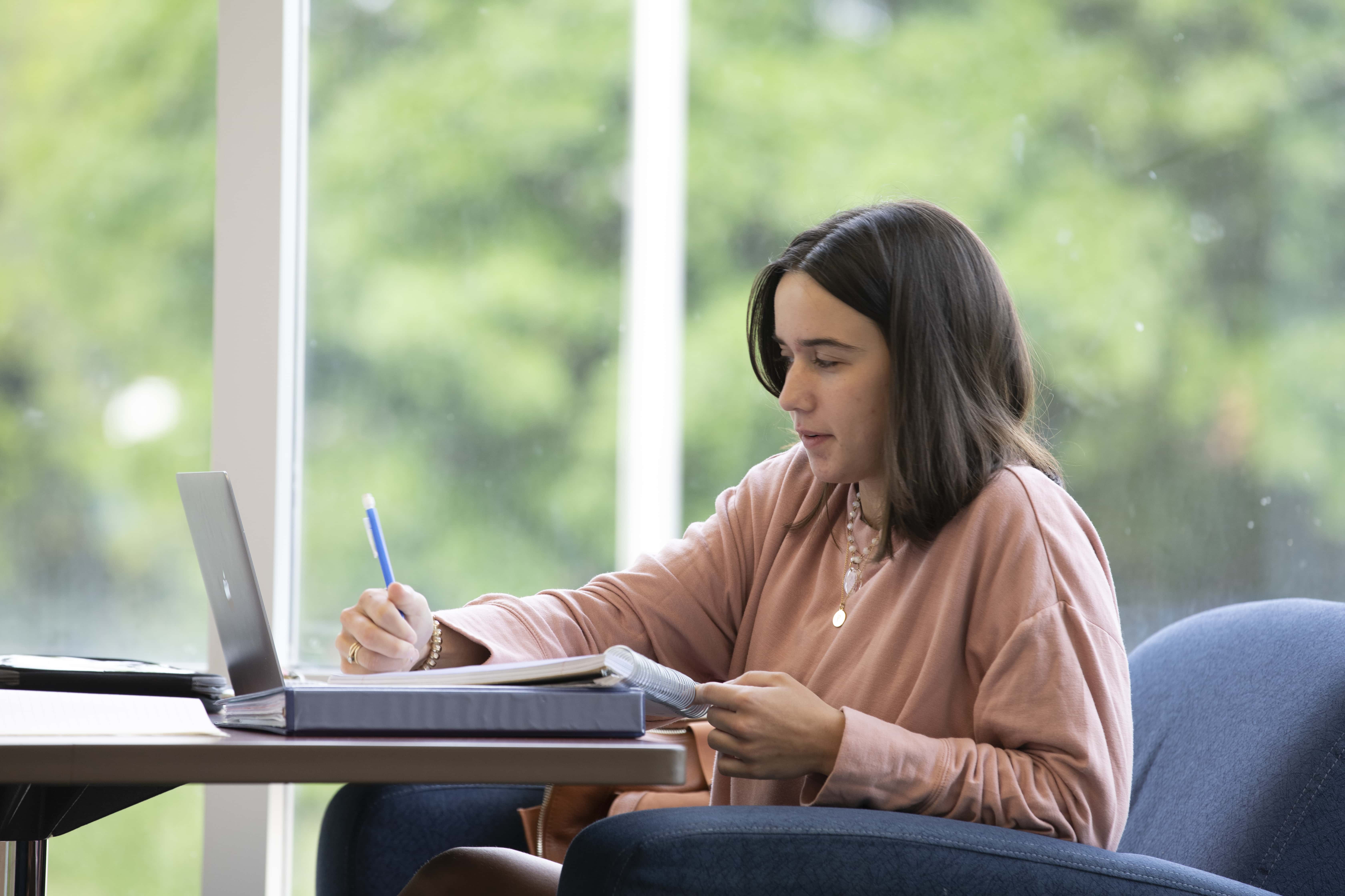 Student With Laptop