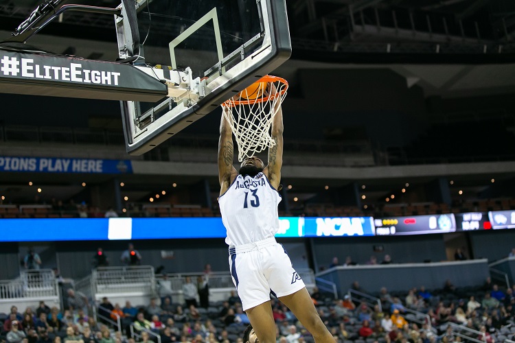 someone playing basketball