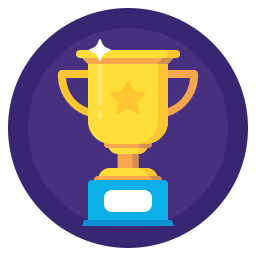 Colorful Trophy Icon