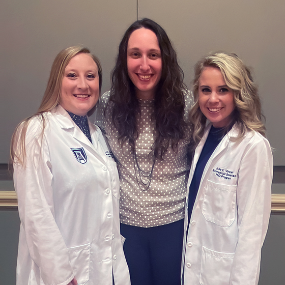 Nicole Johnson, Dr. Danielle Mor, and Julie Vincent