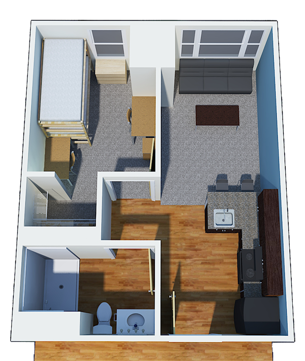 Double One-Bedroom