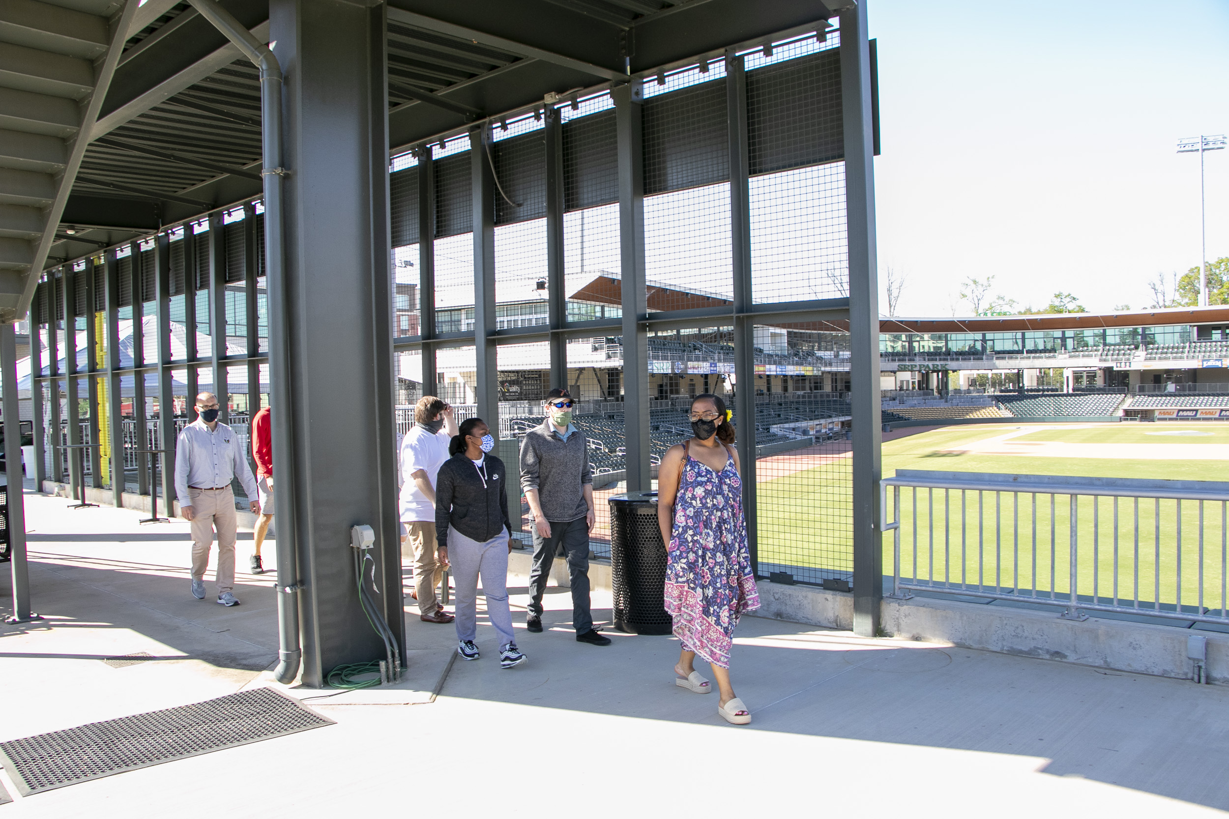 students touring SRP stadium