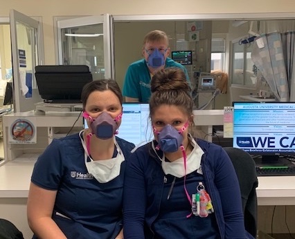 Hospital workers