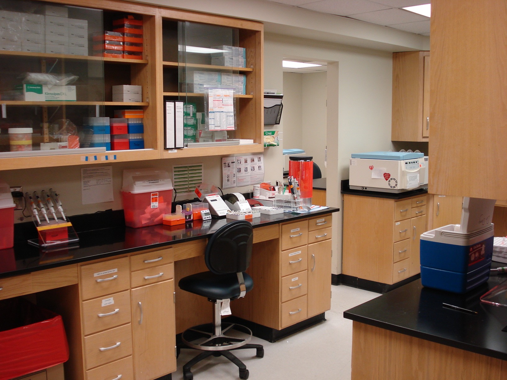 Bioassay Laboratory interior