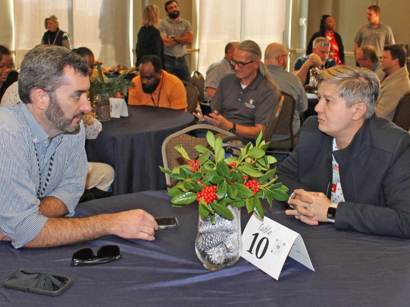 Neil and Arijana at the IT Town Hall