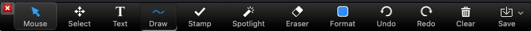 annotate toolbar