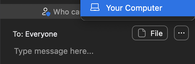 chat share