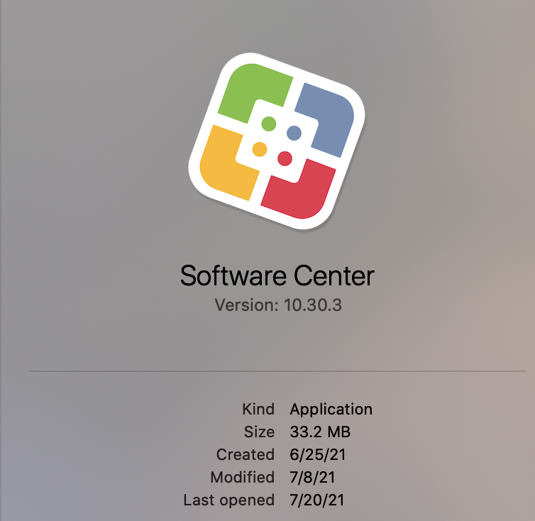 Mac AU Software Center
