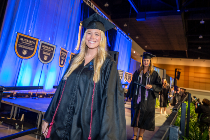 graduate smiling