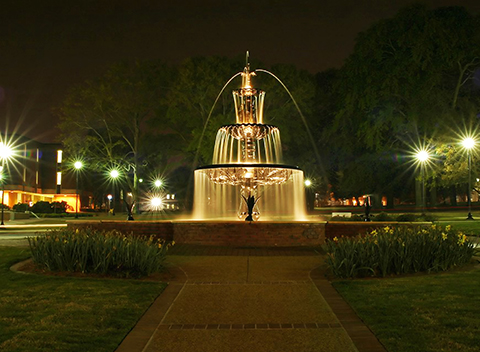 Fountain on Summerville Campus