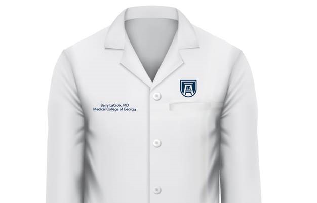 Example of Augusta University lab coat