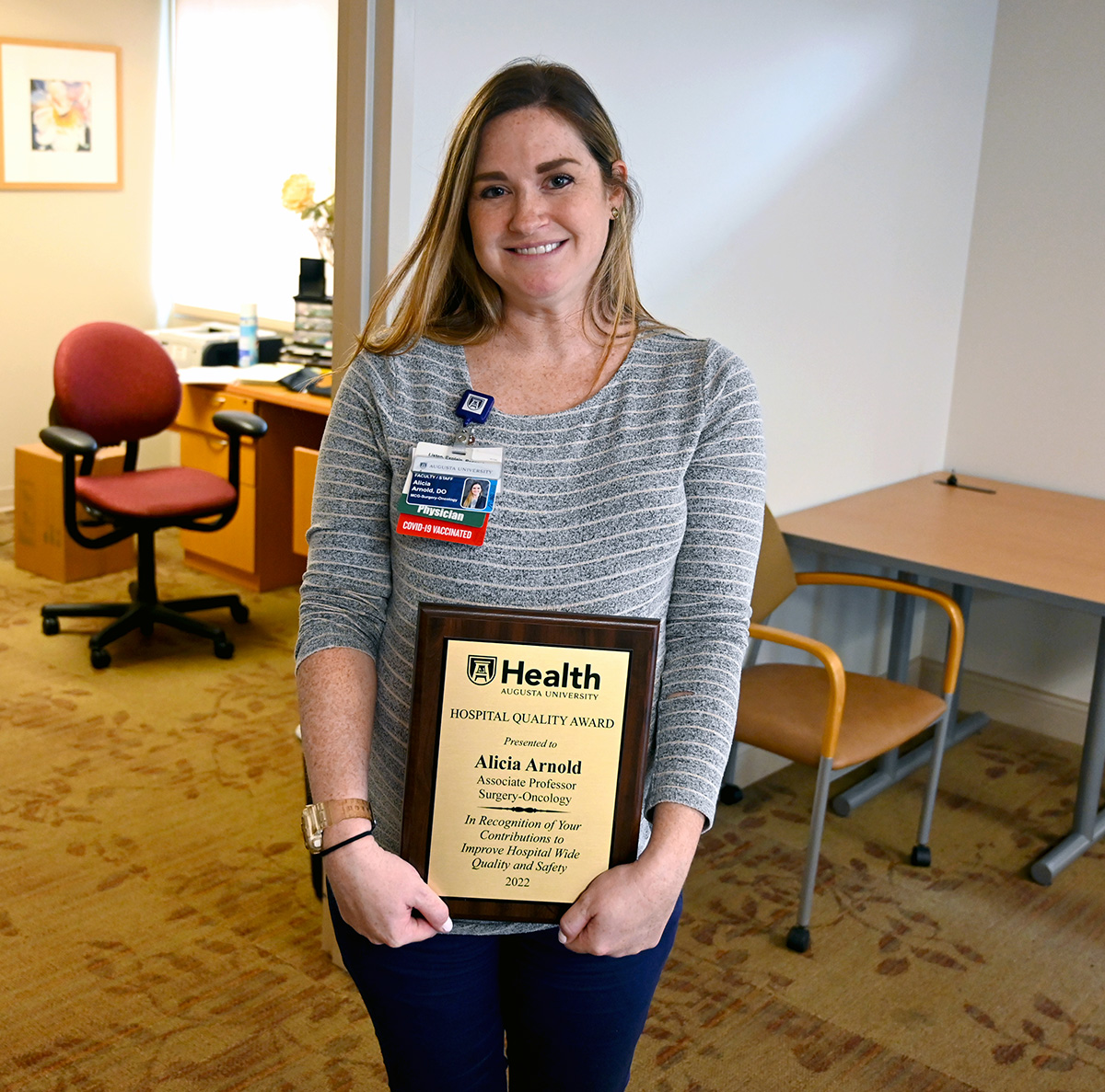 Dr. Alicia Arnold - Hospital Quality Award