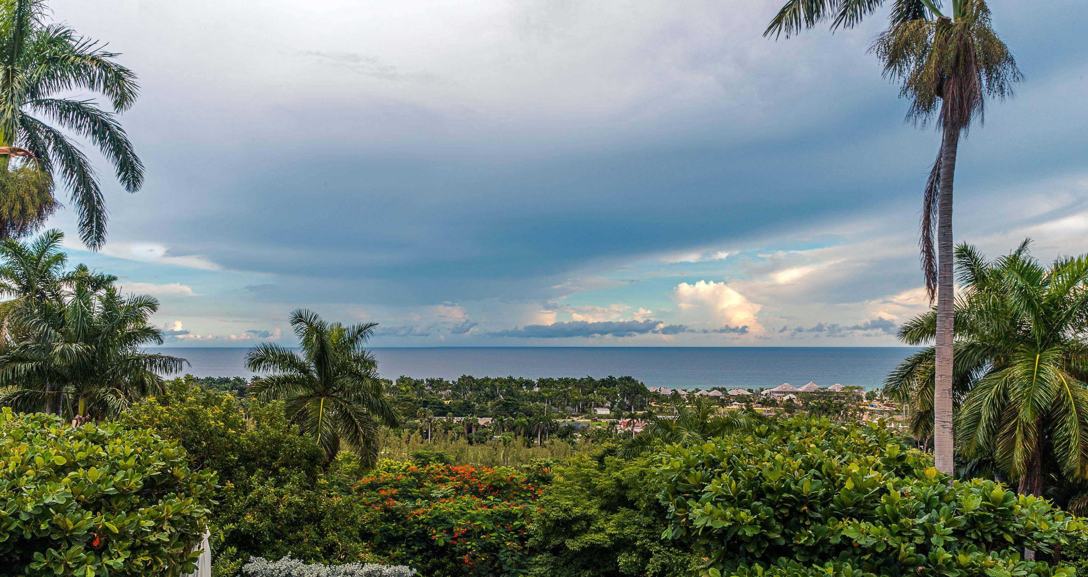 Jamaican beach and landscape