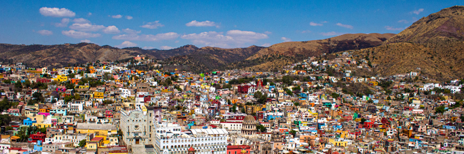 Bird's eye view of Oaxaca, Mexico