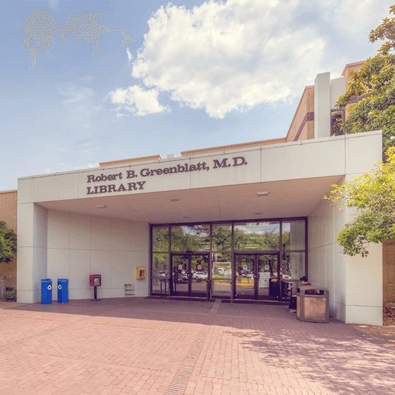 Greenblatt Library Building Front