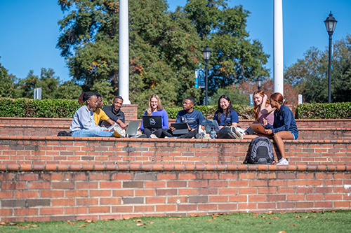 Students on the Summerville Campus